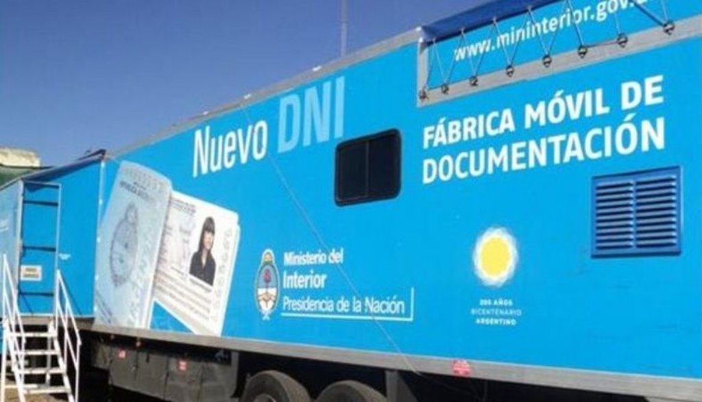 El «camión fábrica de DNI» llega a La Pampa