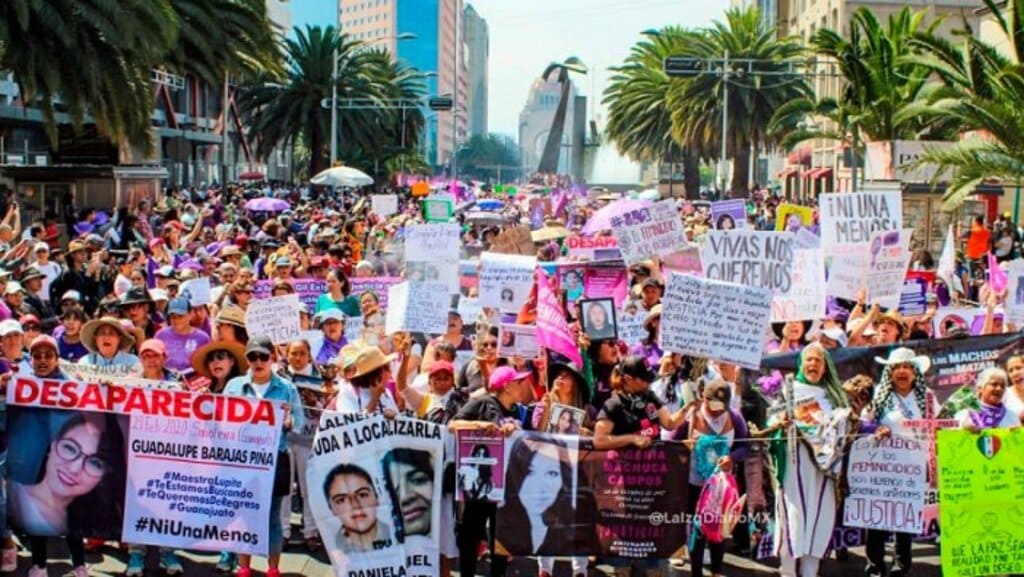 Histórico: 150.000 mujeres marcharon en Ciudad de México