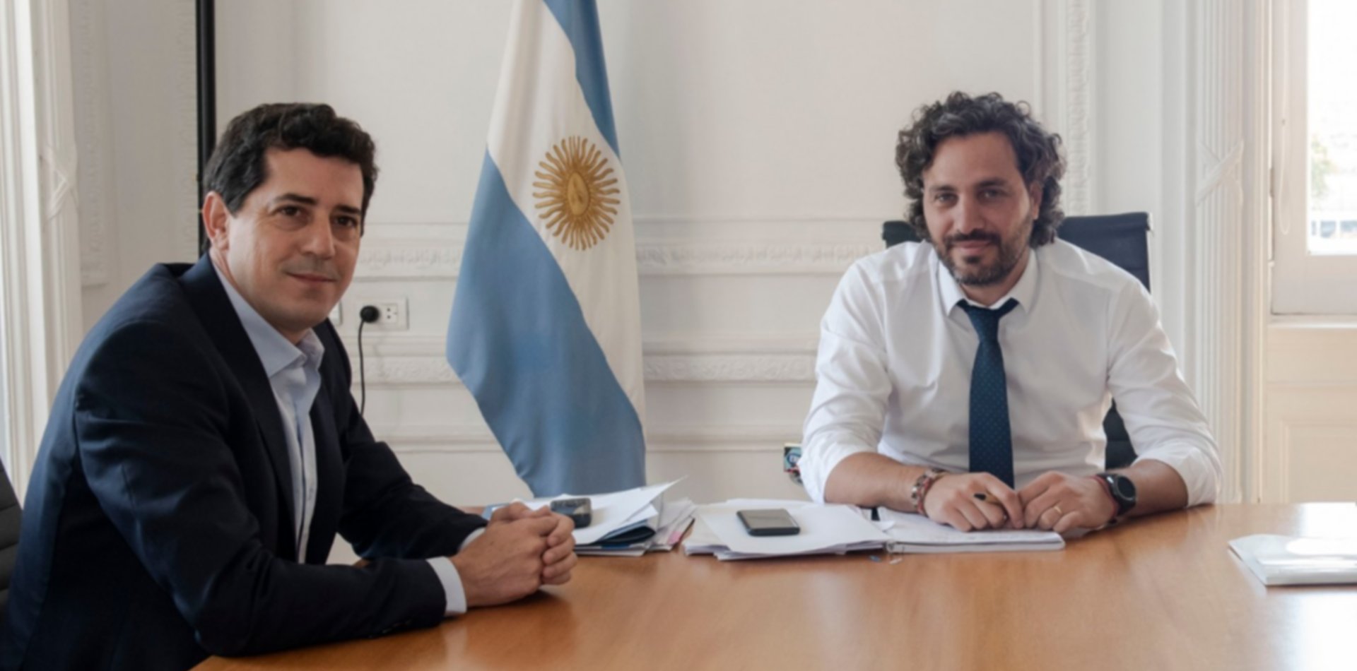 Cafiero, De Pedro y Guzmán firman acuerdos de asistencia con cuatro provincias