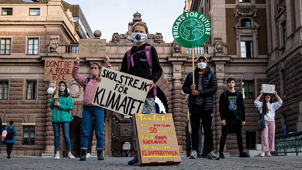 Miles de jóvenes marcharon en el mundo contra el cambio climático