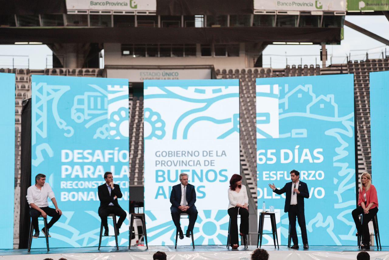 Alberto Fernández y Cristina Kirchner en La Plata: «El Frente de Todos sigue unido como siempre»