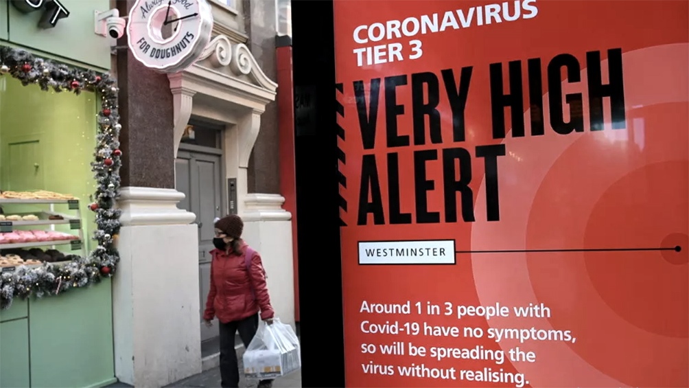 La variante del coronavirus detectada en Reino Unido ya está en 50 países