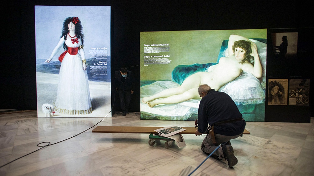 La obra de Goya recorrerá museos de todo el mundo como experiencia inmersiva