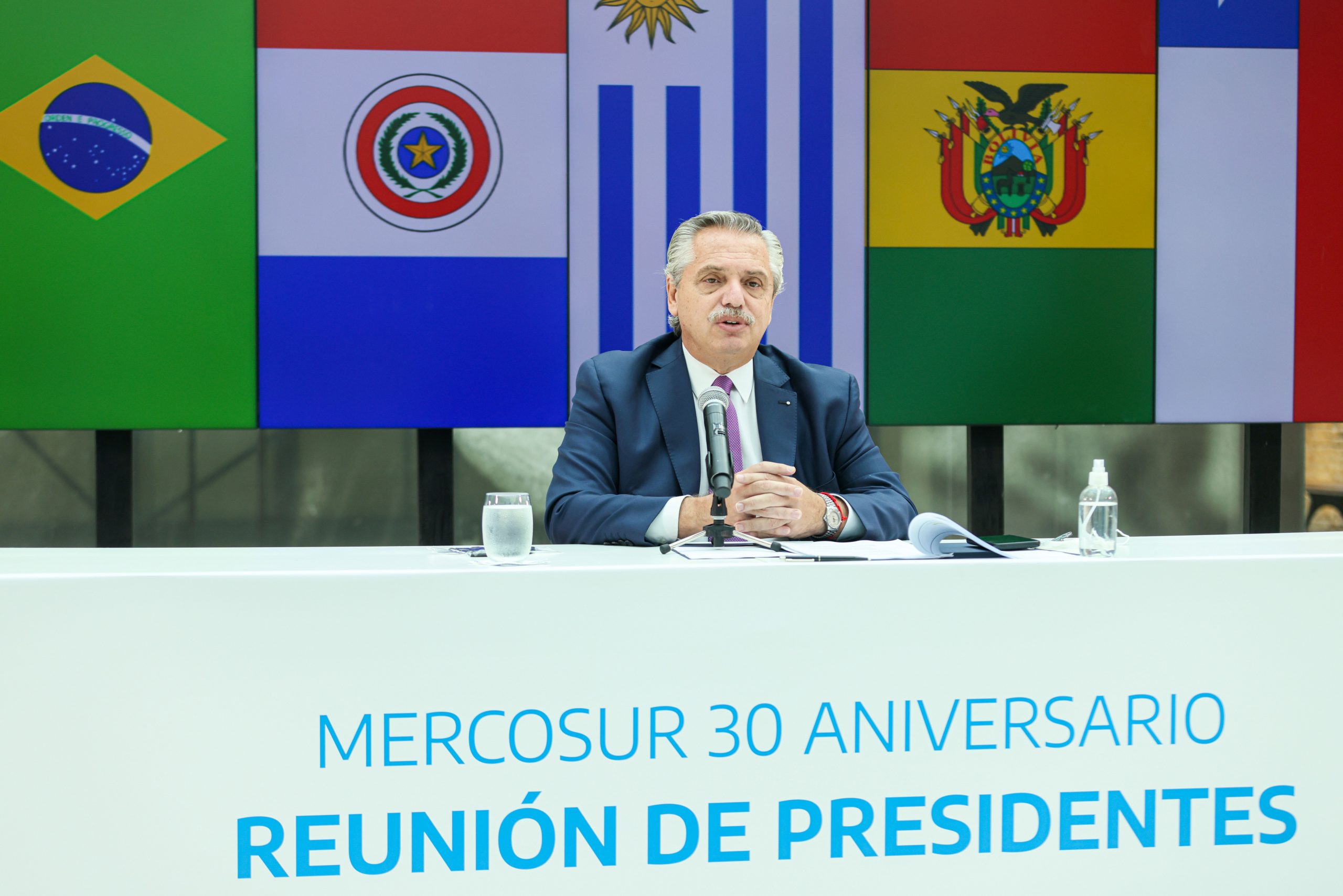 Reunión de presidentes del Mercosur: Alberto Fernández defendió el espíritu del bloque