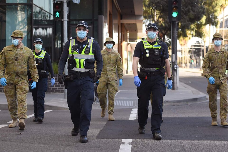 Variante Delta: Australia puso militares en las calles para controlar el confinamiento