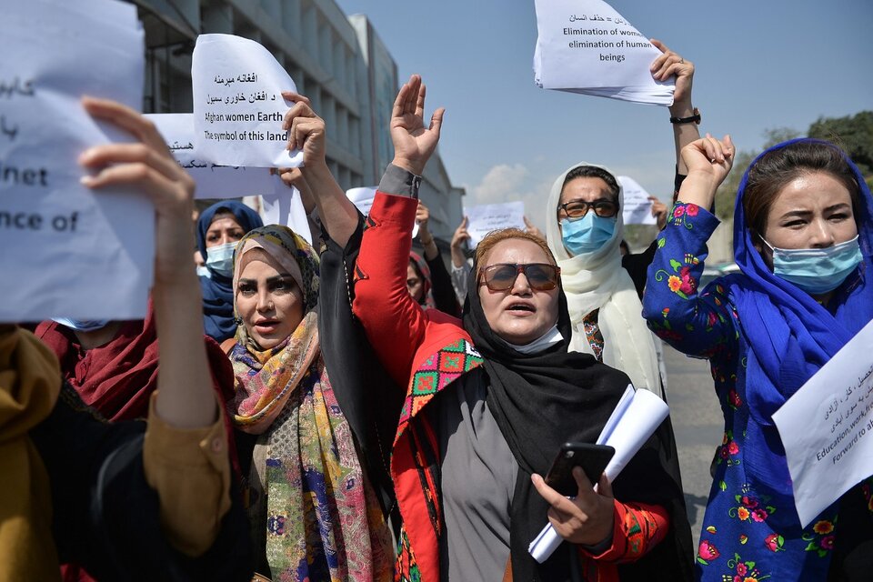Afganistán: nueva protesta de las mujeres afganas en Kabul