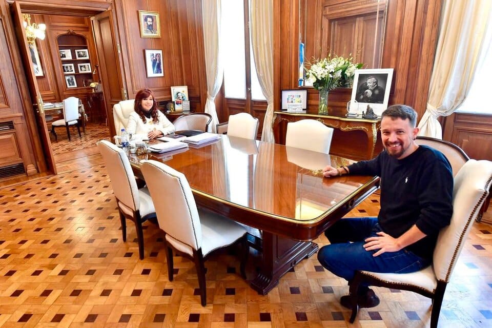 Cristina Kirchner recibió a Pablo Iglesias 