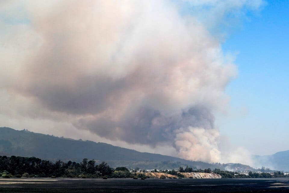 Cuatro muertos por los incendios forestales en el sur de Chile